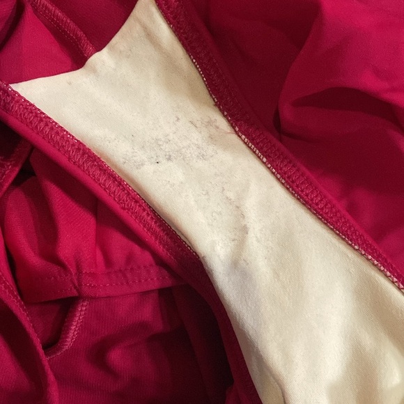 New! MiracleSuit Red Razzle Dazzle Zipt One Piece zipper Swimsuit 3166 - Picture 10 of 11